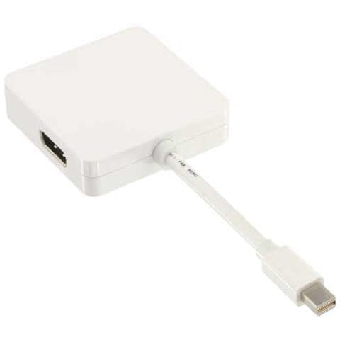 17195I Mini DisplayPort HDMI / DVI / DisplayPort Bianco cavo di interfaccia e adattatore - Foto 2